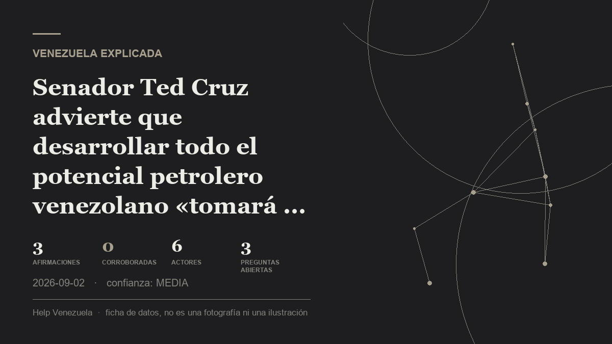 Editorial illustration for Venezuela Explicada