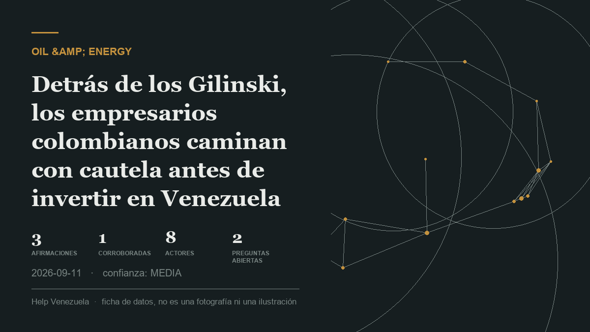 Editorial illustration for Petróleo y Energía