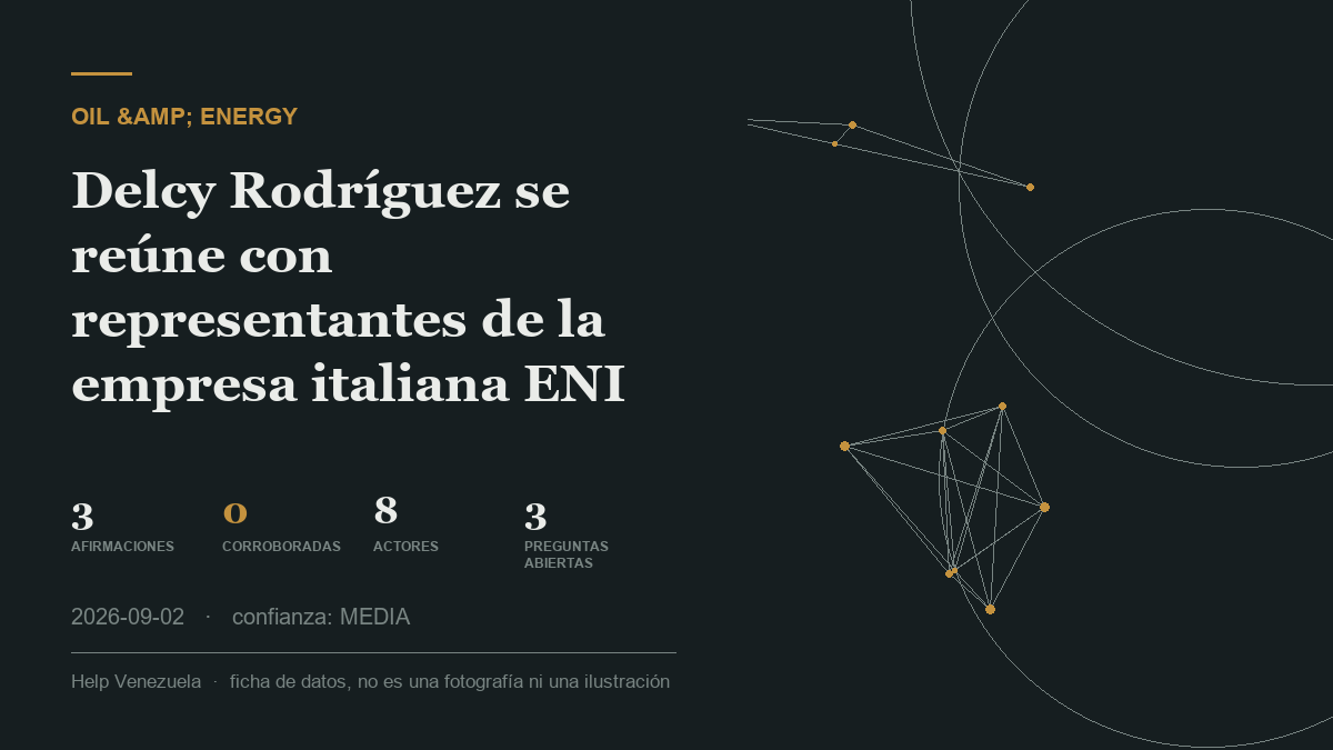 Editorial illustration for Petróleo y Energía