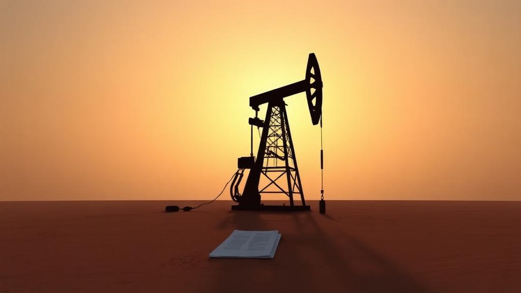 Editorial illustration for Petróleo y Energía