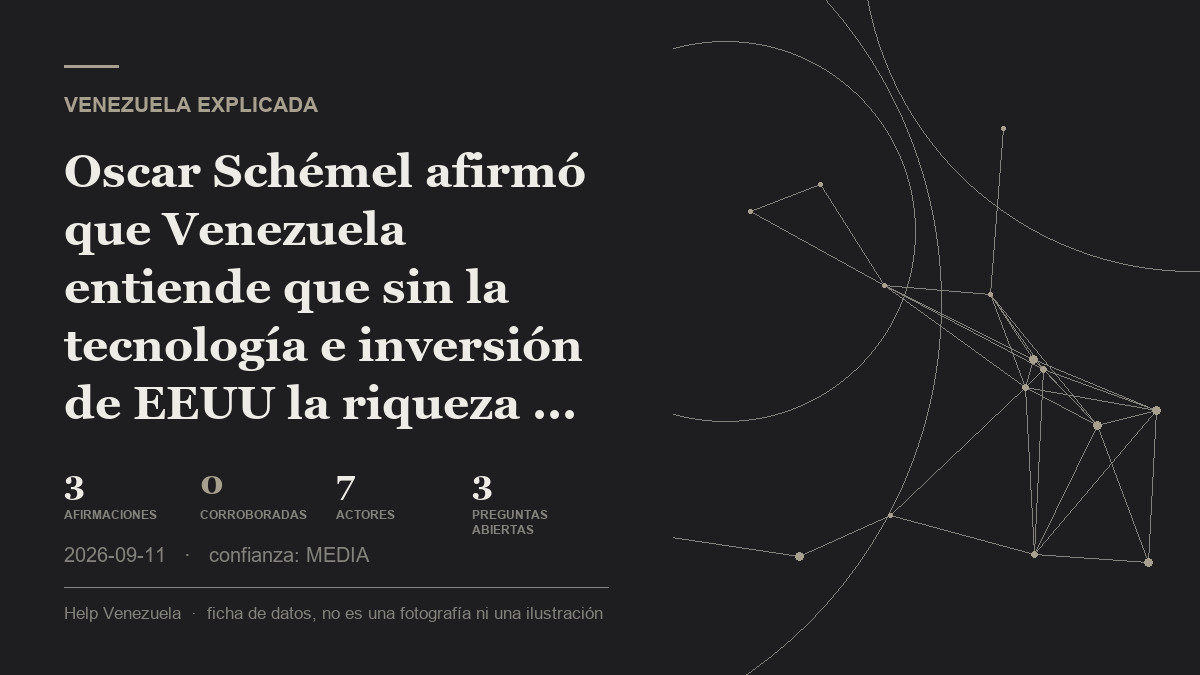 Editorial illustration for Venezuela Explicada