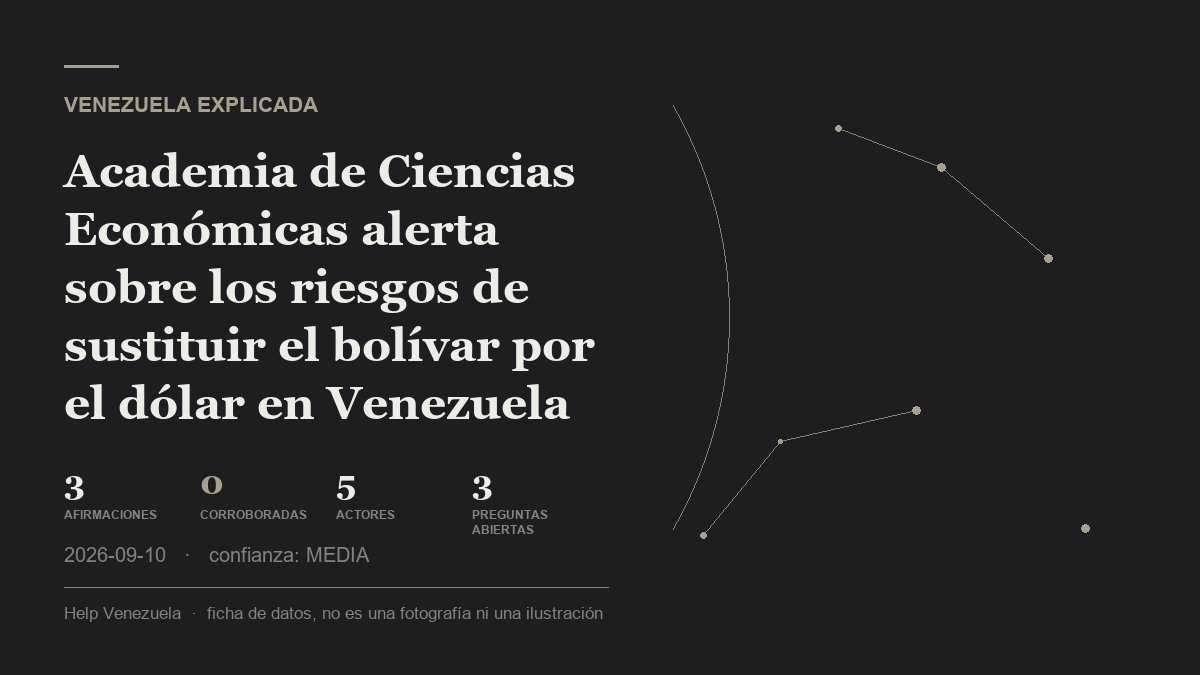 Editorial illustration for Venezuela Explicada