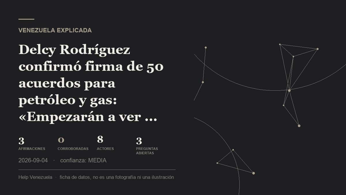 Editorial illustration for Venezuela Explicada