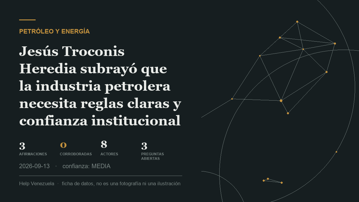 Editorial illustration for Petróleo y Energía