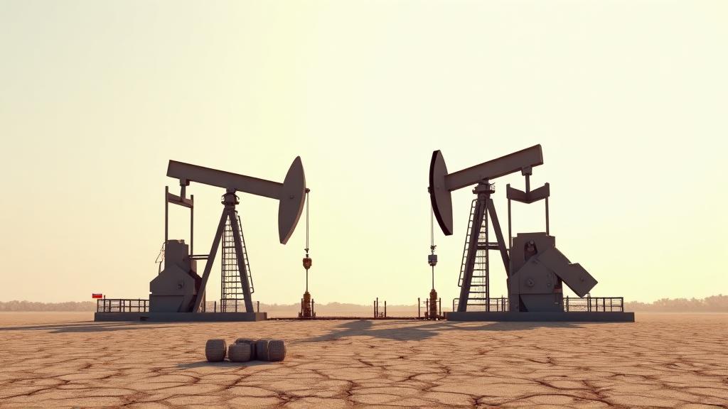 Editorial illustration for Petróleo y Energía