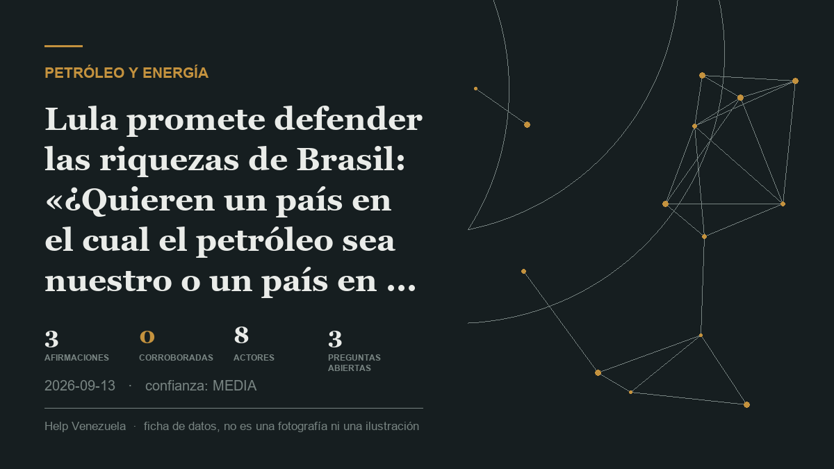 Editorial illustration for Petróleo y Energía