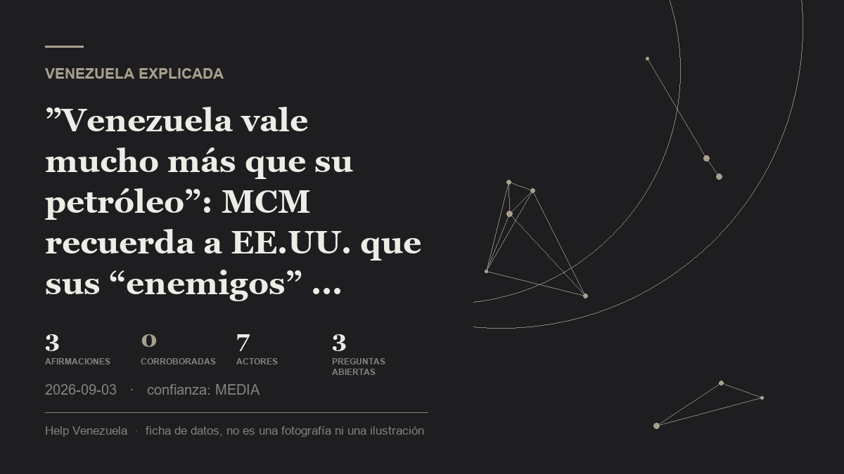 Editorial illustration for Venezuela Explicada