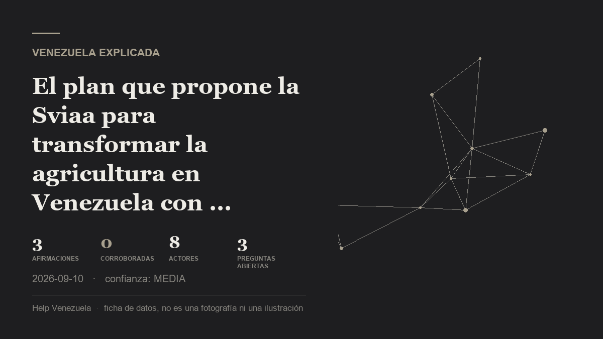 Editorial illustration for Venezuela Explicada