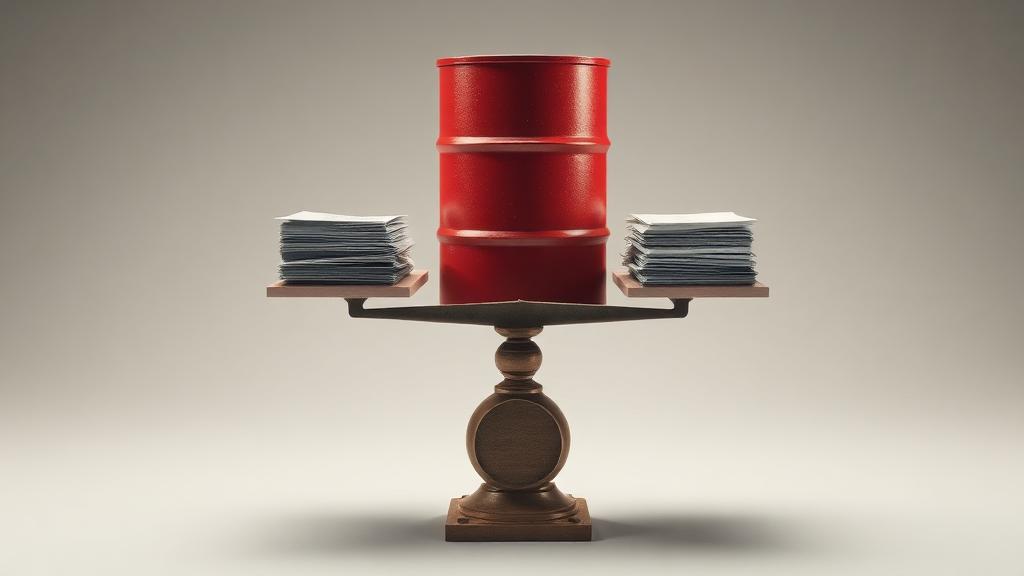 Editorial illustration for Petróleo y Energía