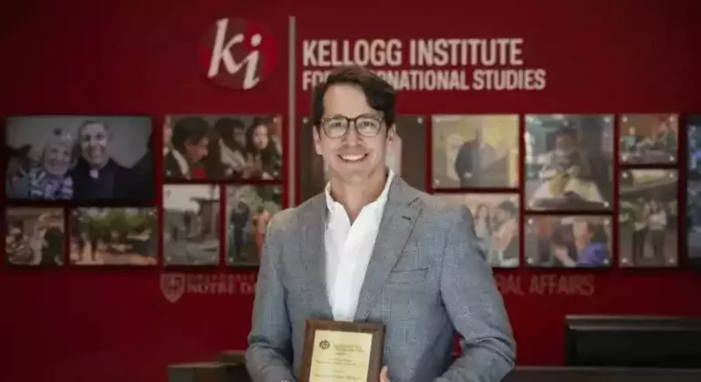 Kellogg Institute de EE UU premió al abogado venezolano Bernardo Pulido