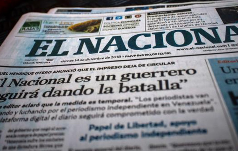 Diario El Nacional condenado a pagar multa por $13 millones