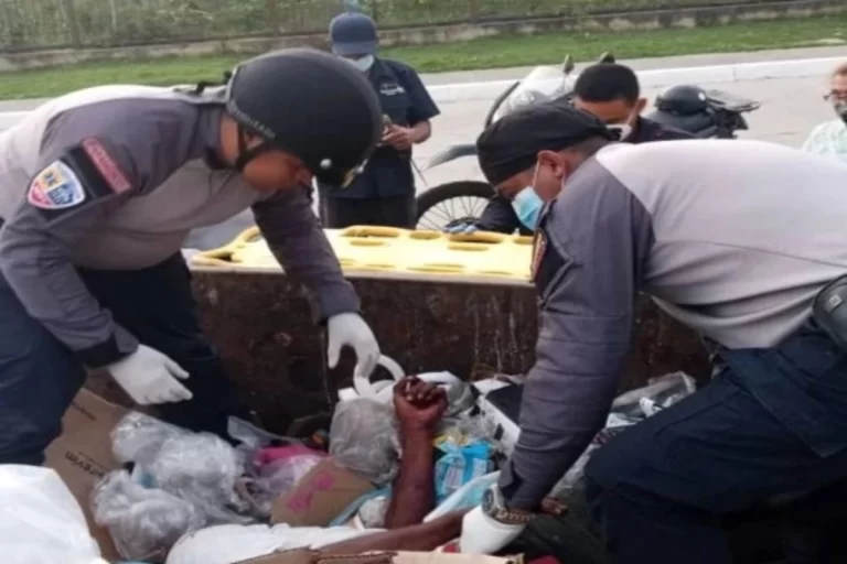 Encontraron a un hombre malherido dentro de un contenedor de basura en Fuerte Tiuna