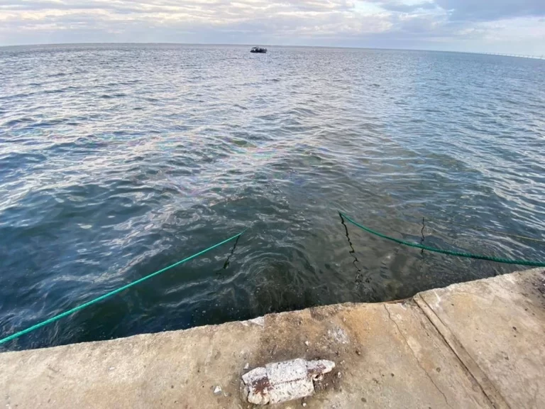 Camioneta cayó al lago de Maracaibo